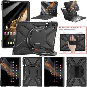For Samsung Galaxy Tab S8 S9 Ultra 14.6" Shockproof Armor Hard Stand Case Cover - Picture 1 of 55