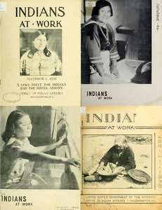 109 Old Rare Issues of Indians at Work Native Americans Affairs Magazine on DVD - Picture 1 of 12