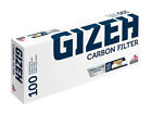 GIZEH  Carbon Filter - King Size Hlsen Aktivkohle Tip - 100x Zigarettenhlsen