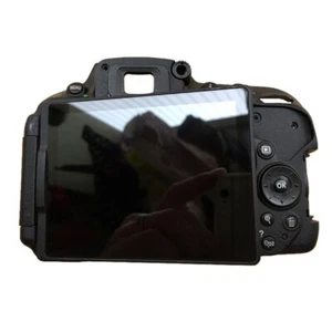 Cubierta trasera negra original con repuesto LCD para reparación de cámara Nikon D5300 - Imagen 1 de 3