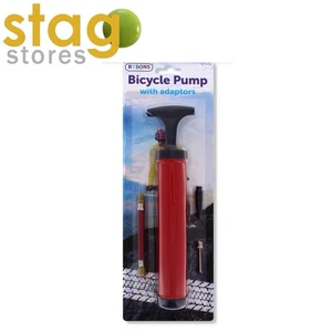 Classic Style Bike Hand Pump Completed With Schrader Valve Adaptor - 11cm - Picture 1 of 4