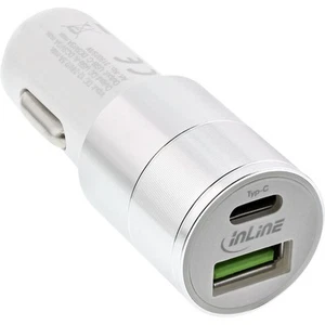 10x InLine USB KFZ Ladegerät Stromadapter, 12/24VDC zu 5V DC/2.1A, Mini - Bild 1 von 2