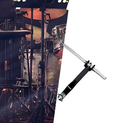 Tambourine Stand Drum Parts Easy to Install Metal Mountable Tambourine Hand - Image 1 of 4