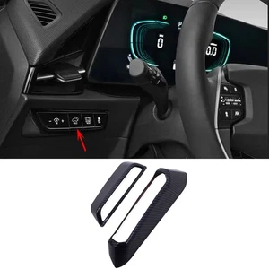 Cubierta de interruptor de ajuste de faros de fibra de carbono para Kia Niro 2023 2024 2025 - Imagen 1 de 36