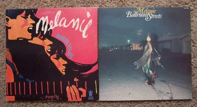 2LP's by  MELANIE Born To Be & Ballroom Streets   Both EX! Foto 1 de 4