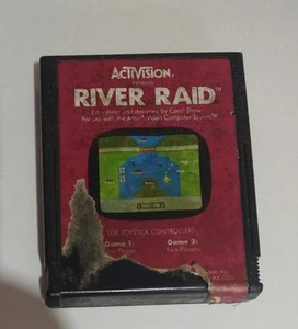 Vintage Atari 2600: RIVER RAID Cartridge by Activision- Tested & WORKS 🕹️🕹️🕹️ - Picture 1 of 5