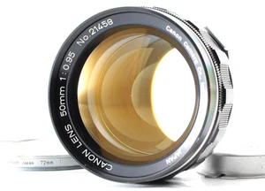Révisée Canon 50mm F0.95 Dream Lentille Véritable Avant Arrière Caps de Japon - Picture 1 of 10