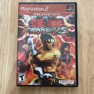 Tekken 5 (PlayStation 2 PS2) Complete CIB Very Clean Disc - Picture 1 of 6