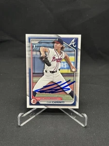 Cam Caminiti Autograph Signed 2024 1st Bowman #BD-20 Atlanta Braves - Picture 1 of 2