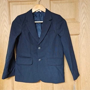 Cat & Jack Boys Size 8 Classic Navy Blazer New - Picture 1 of 4