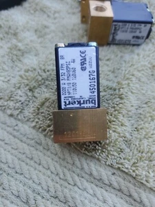 BURKERT Solenoid Brass Valve 450167G 110 220 V NPT 1/8 3/32 FPM New - Picture 1 of 9