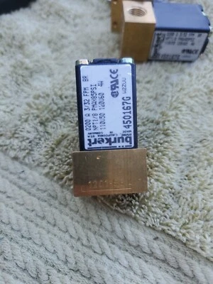 Electroválvula de latón BURKERT 450167G 110 220 V NPT 1/8 3/32 FPM nueva Foto 1 de 4