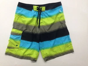 My Mark Herren große mehrfarbige Kordelzug Board Badeshorts - Bild 1 von 5