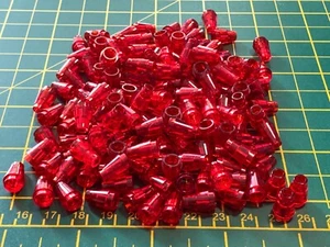 Lego 160 Teile - Set - 1x1 Platte Kegel durchscheinend ROT Space Star Wars Marvel - Bild 1 von 2