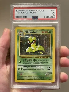 PSA 5 EX Victreebel HOLO ITALIAN Pokemon Jungle WOTC 2000 POP 1 - Picture 1 of 5