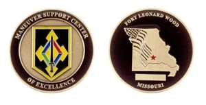 US Army Fort Leonard Wood Manovre Center Supporto MSC Challenge Moneta - Foto 1 di 1