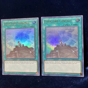 Yugioh Darklord Contract Ultra Rare 1st Edition BLRR-EN094 Card 2 - Picture 1 of 5