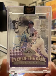 2023 Topps Archives Signature Series Larry Walker 1/1 One Of One! On Card Auto - Picture 1 of 1