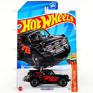 2023 Hot Wheels FORD BRONCO R #225 black Borla- HW Hot Trucks- 1:64 Mattel HKJ04 - Picture 1 of 2