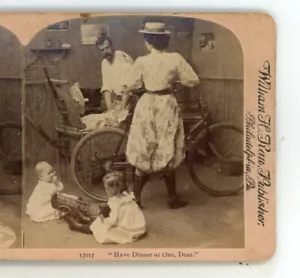 Have Dinner at One Dear Bicicletta Griffith Genere Stereoview - Foto 1 di 3