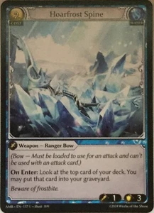 Hoarfrost Spine Regular - Grand Archive, Mortal Ambition - Picture 1 of 1