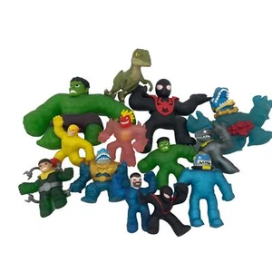 Preowned Goo Jit Zu & Others 10 lbs Stretchy Blob Filled Action Figures Toys - Picture 1 of 7