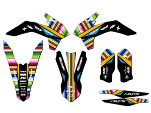 SXF SERAPE 2015 Black Senge kit de gráficos compatible con KTM - Imagen 1 de 10