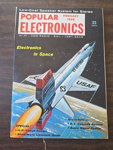 vintage popular electronics magazine / February 1959 - Picture 1 of 3