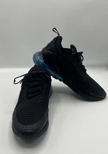 Nike Air Max 270 Black Photo Blue Men’s Size 8.5 Sneakers Shoes AH8050-009 Rare - Picture 1 of 5