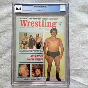 Andre The Giant WRESTLING MONTHLY August 1972 NEWSSTAND CGC 6.5 - Bild 1 von 8