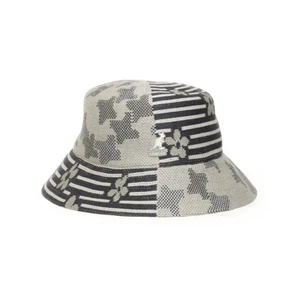 Kangol, Bucket hut, Größe: ONE SIZE, Acryl/Modal, Grau/Weiß #chh - Bild 1 von 7