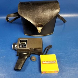 Kodak M18 Instamatic Movie Camera With New Kodachrome II Film and Case - Picture 1 of 12
