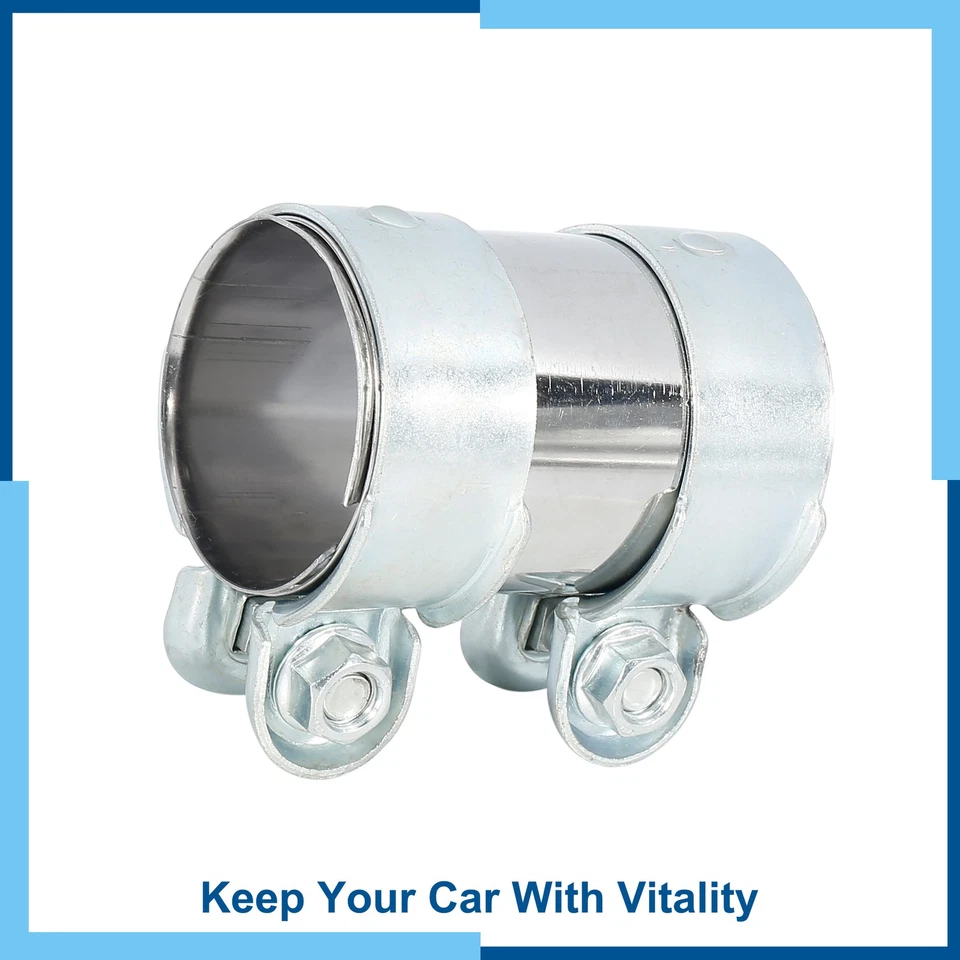 Paquete (1) Acoplador de abrazadera de conector de tubo de escape para Seat Toledo Ibiza 56x94 mm Foto 1 de 4