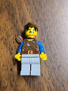 LEGO Minifigur Castle Dark Forestman 2 Köcher cas006 cas286 6079-wie besehen - Bild 1 von 7