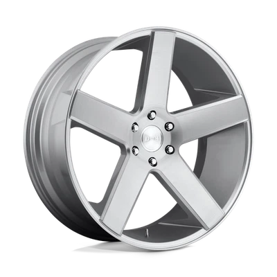 Rueda cepillada 22x9,5 DUB S218 BALLER PLATA BRILLANTE 6x5,5 (19 mm) Foto 1 de 4