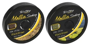 MIKADO Braided Leader Cord Mollia Hooklink 55lbs/20m in 2 Colours Choose - Picture 1 of 3