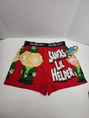 Calzoncillos boxer Family Guy para hombre medianos Navidad Santas Lil' Helper nuevos con etiquetas 2010  Foto 1 de 4
