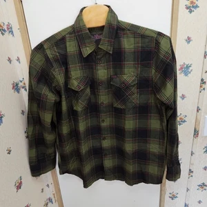 Dixxon "The Nightmare" Size XL Long Sleeve Flannel Shirt with Buttons - Picture 1 of 5