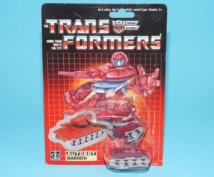TRANSFORMERS G1 MINI VEHICLE AUTOBOT WARPATH MOC MOSC EURO CARD 1985 HASBRO - Picture 1 of 10