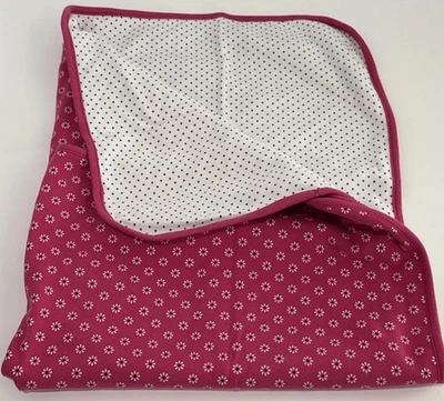 Manta de bebé Child of Mine rosa flores blanco lunares algodón carters floral Foto 1 de 4