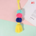 Bohemia Colorful Pompom Keychain Lovely Tassel Lanyard Keyring Handbag Pendan Sp