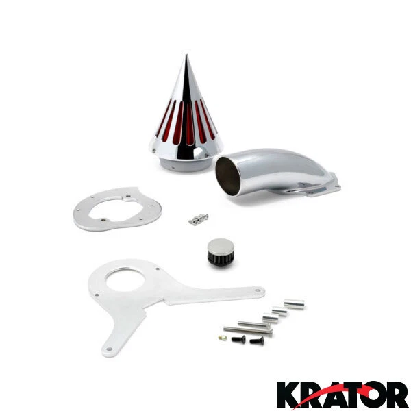 Entrada de filtro de aire con clavo cromado para Honda Shadow Spirit 750 VT750C2 2007-2009 Foto 1 de 1