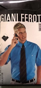 Giani Feroti Krawatte Seide weinrot Jacquard Teflon-Finish pflegeleicht schmutzabweisend - Bild 1 von 2