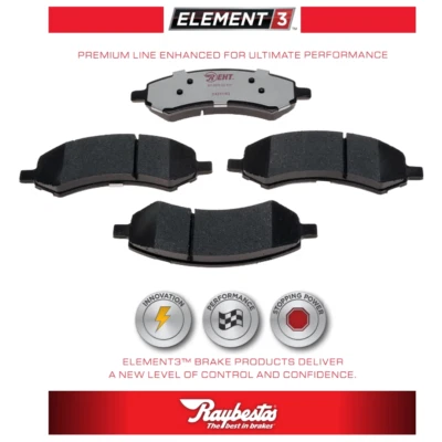 For 2006-2009 Mitsubishi Outlander Sport Brake Pads Front Raybestos Element3 New - Image 1 of 4