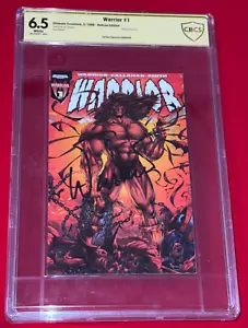 The Ultimate Warrior #1 1996 Signed WWE WWF Auto Comic Book CBCS Beckett BAS - Picture 1 of 11