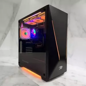 Computer desktop gaming ARGB i7 PC 32 GB RAM 1 TB SSD AMD RX580 W11P costruzione personalizzata - Foto 1 di 22