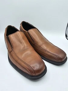 Kenneth Cole New York "Len" elegante Leder-Slipper Herrengröße 9,5 braun - Bild 1 von 16