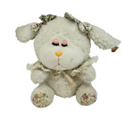 9 Vintage 1987 Dan Dee Imports Baby Lamb Sheep Flowers Stuffed Animal Plush Toy