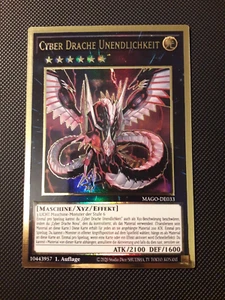 Yu-Gi-Oh! Cyber Drache Unendlichkeit, MAGO-DE033, Gold Rare, 1. Auflage, NM-M - Bild 1 von 5