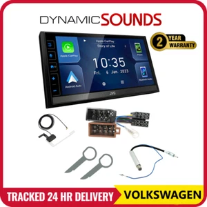Volkswagen JVC 6.8” Wireless CarPlay Android Auto Stereo Upgrade Kit - Picture 1 of 7